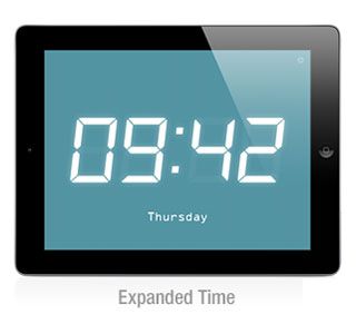 iPhoneアプリ「flexible Clock」