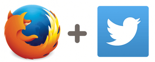 FirefoxとTwitterのロゴ