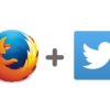 FirefoxとTwitterのロゴ