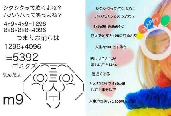 2ch民とTwitter民の比較画像