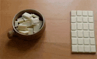 永遠にチョコが増え続ける謎の画像