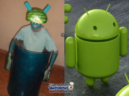 Androidのマスコット「ドロイドくん」