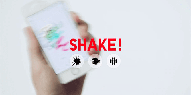 ユニクロの「UTme!」のエフェクトはシェイク！