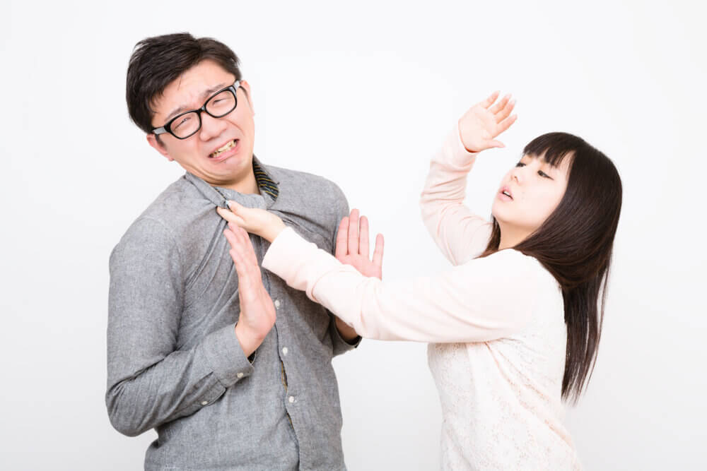 本気で喧嘩をする男女