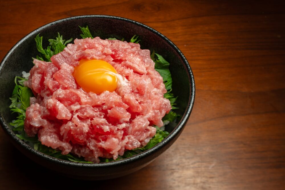 ネギののっていないネギトロ丼