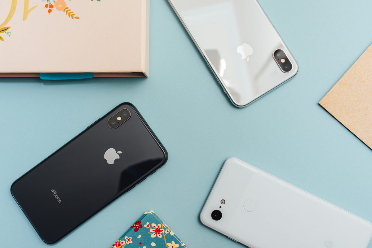 色々なiPhoneの背面