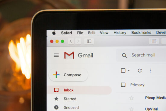 Gmailアプリ画面