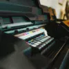 印刷中のプリンター