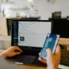 スマホのWi-Fiをしている様子