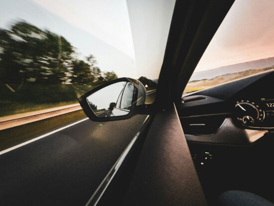 運転席からの風景